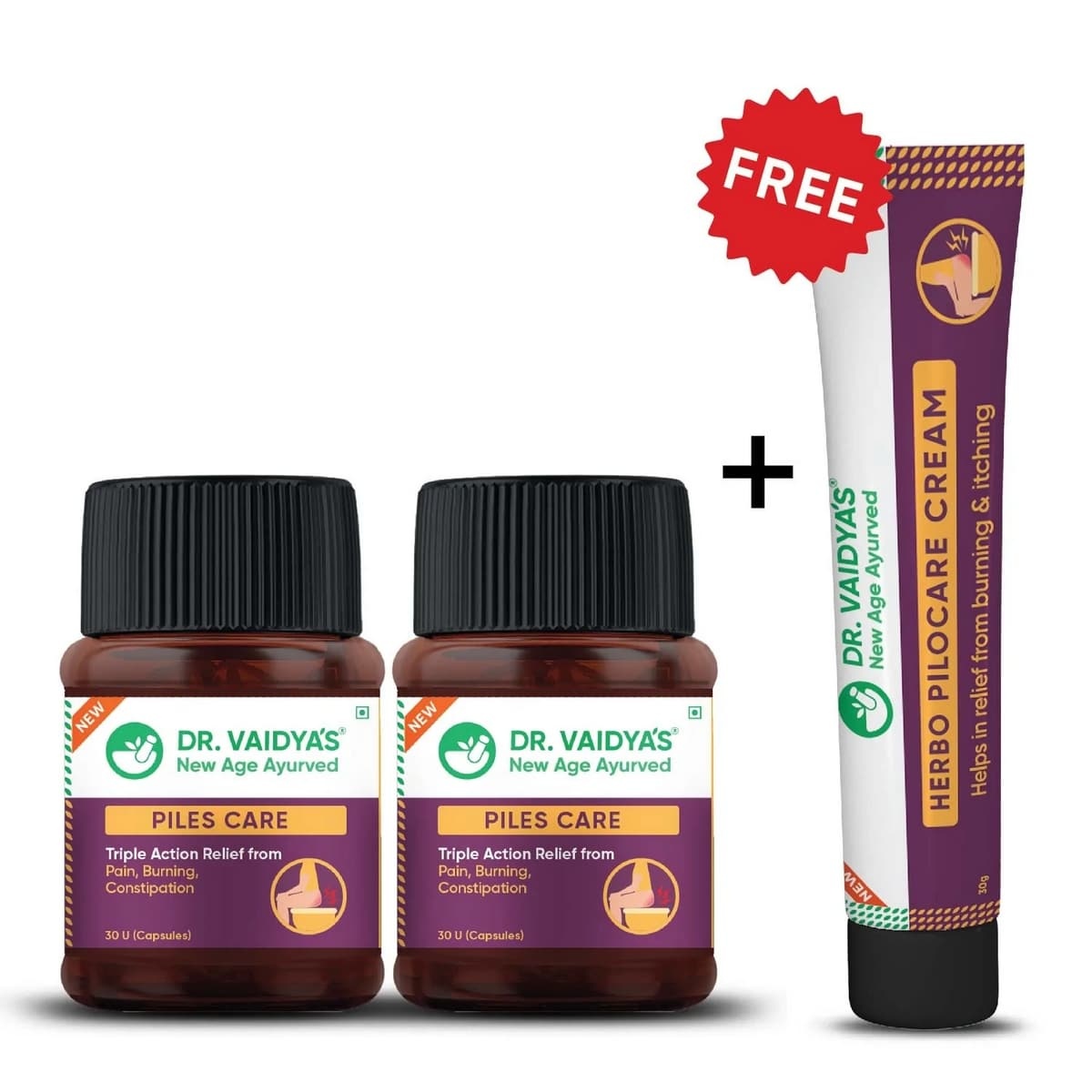 Dr Vaidya's Piles Care Combo: For Managing Piles Naturally