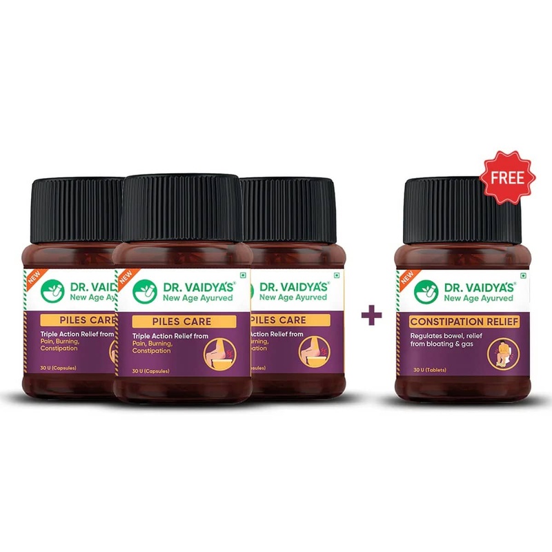 Dr Vaidya's Health Pack Piles And Constipation (30 caps)