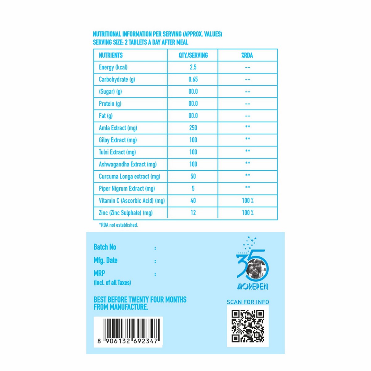 Dr. Morepen Immunity Pro (60 Tab)