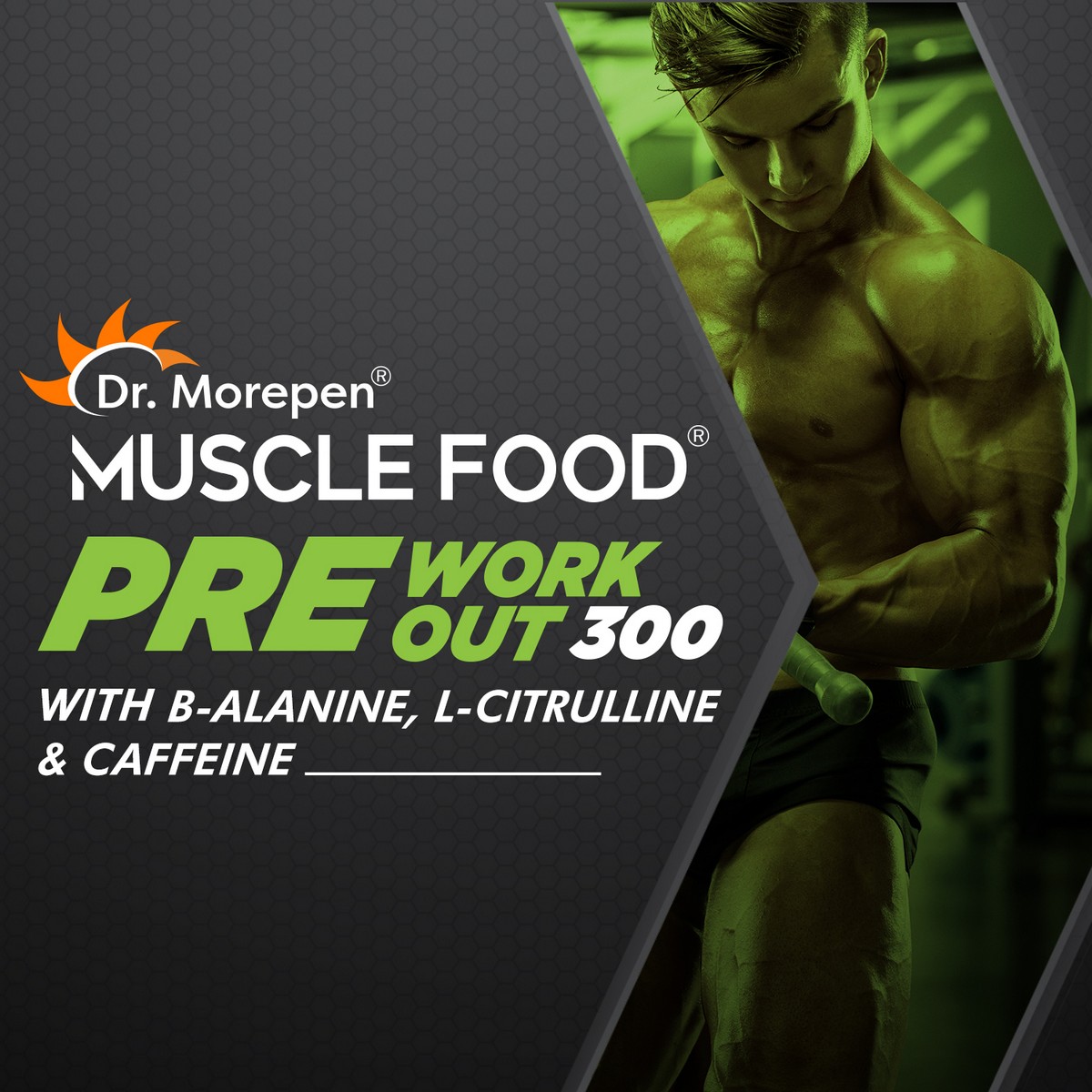 Dr. Morepen Pre-workout 300 Pineapple Play (250 gm)
