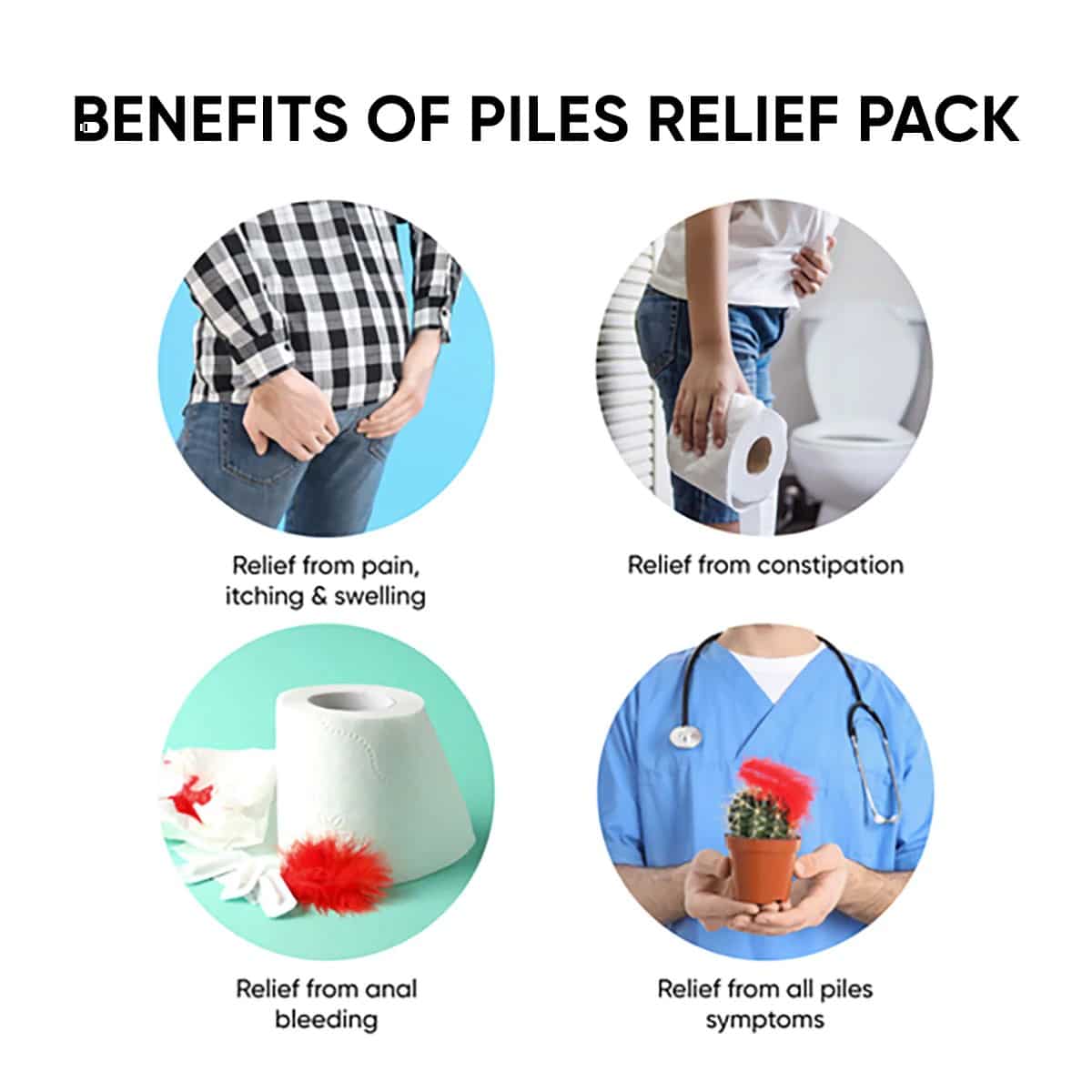 Dr Vaidya's Piles Relief Pack (30 tablets)