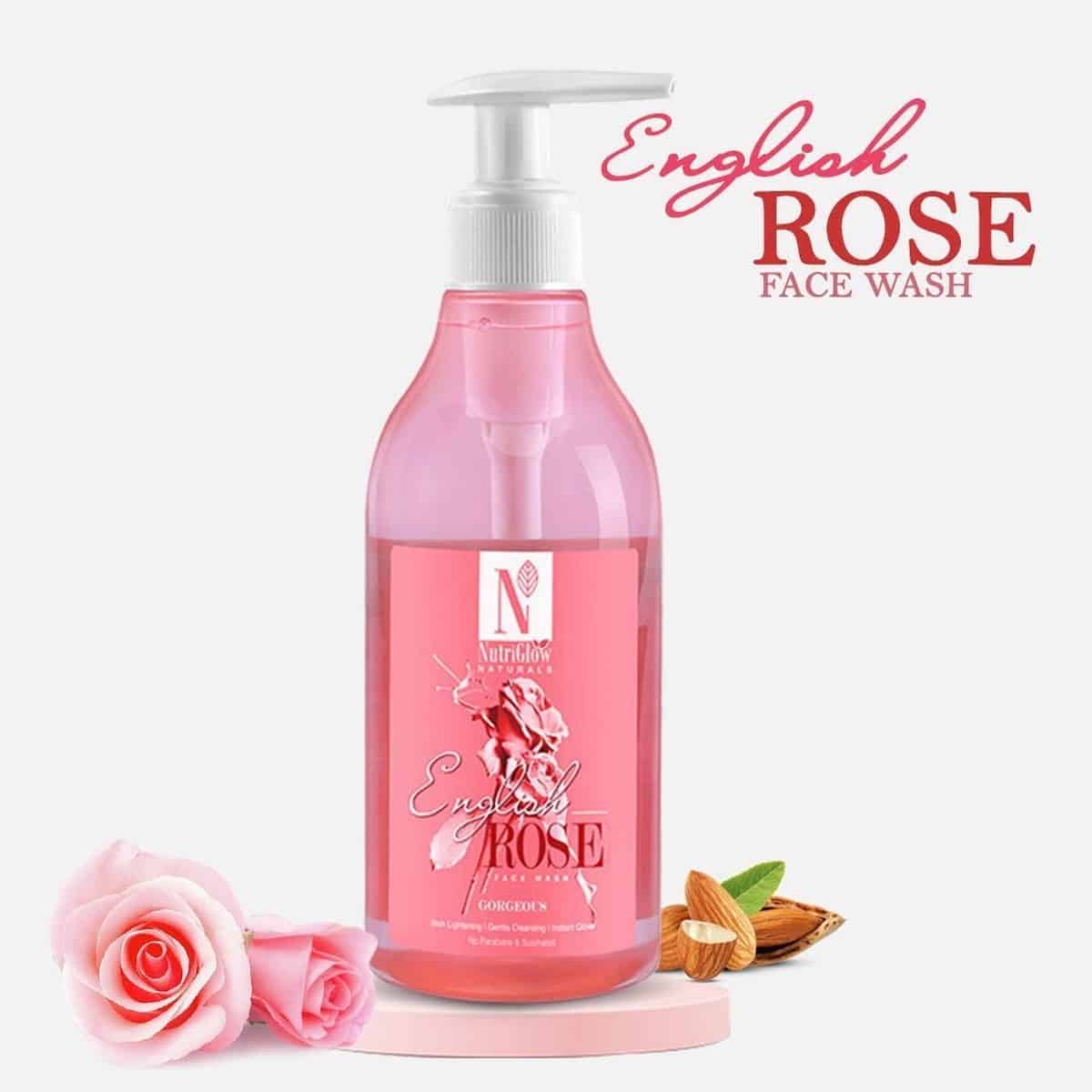 Nutriglow English Rose Face Wash (300 ml)