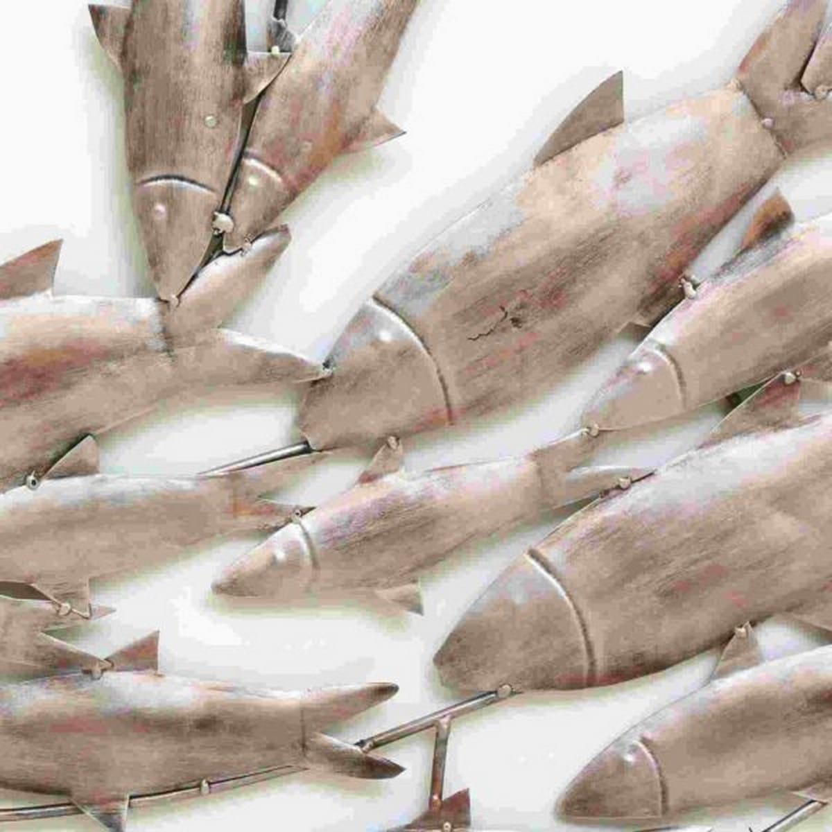 Metal Fish Combination Decorative Item for Wall