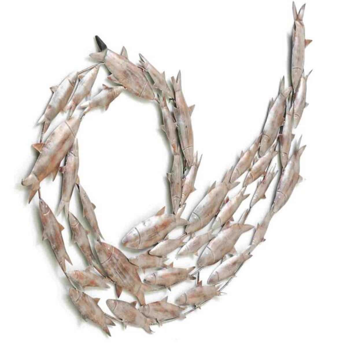Metal Fish Combination Decorative Item for Wall