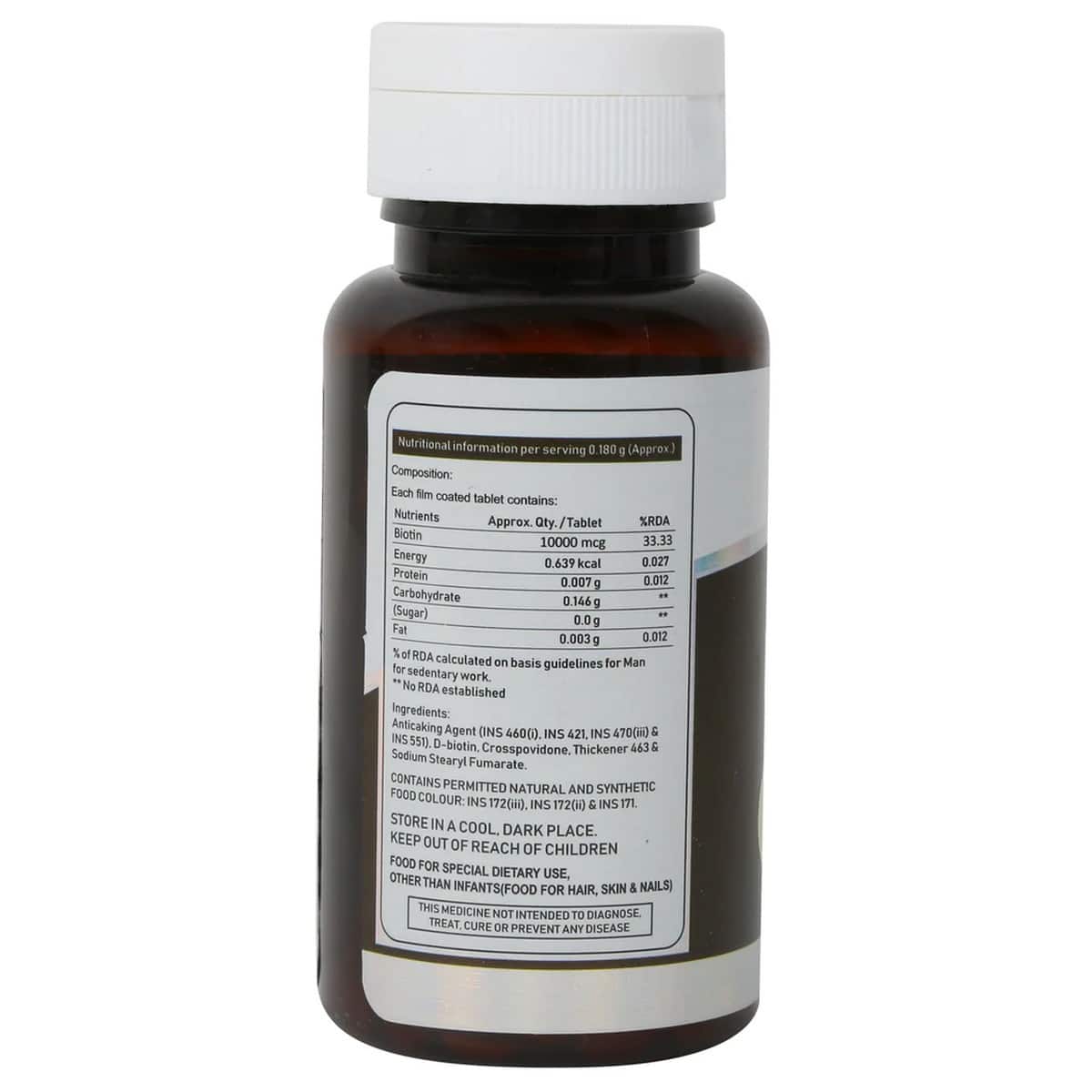 FB Nutrition Biotin 10000 Mcg For Energy And Healthy Hair (60 Tablets)