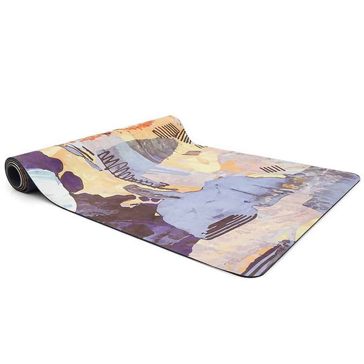 GRAVOLITE Design I Suede Yoga Mats 24X72 Inches (5mm)