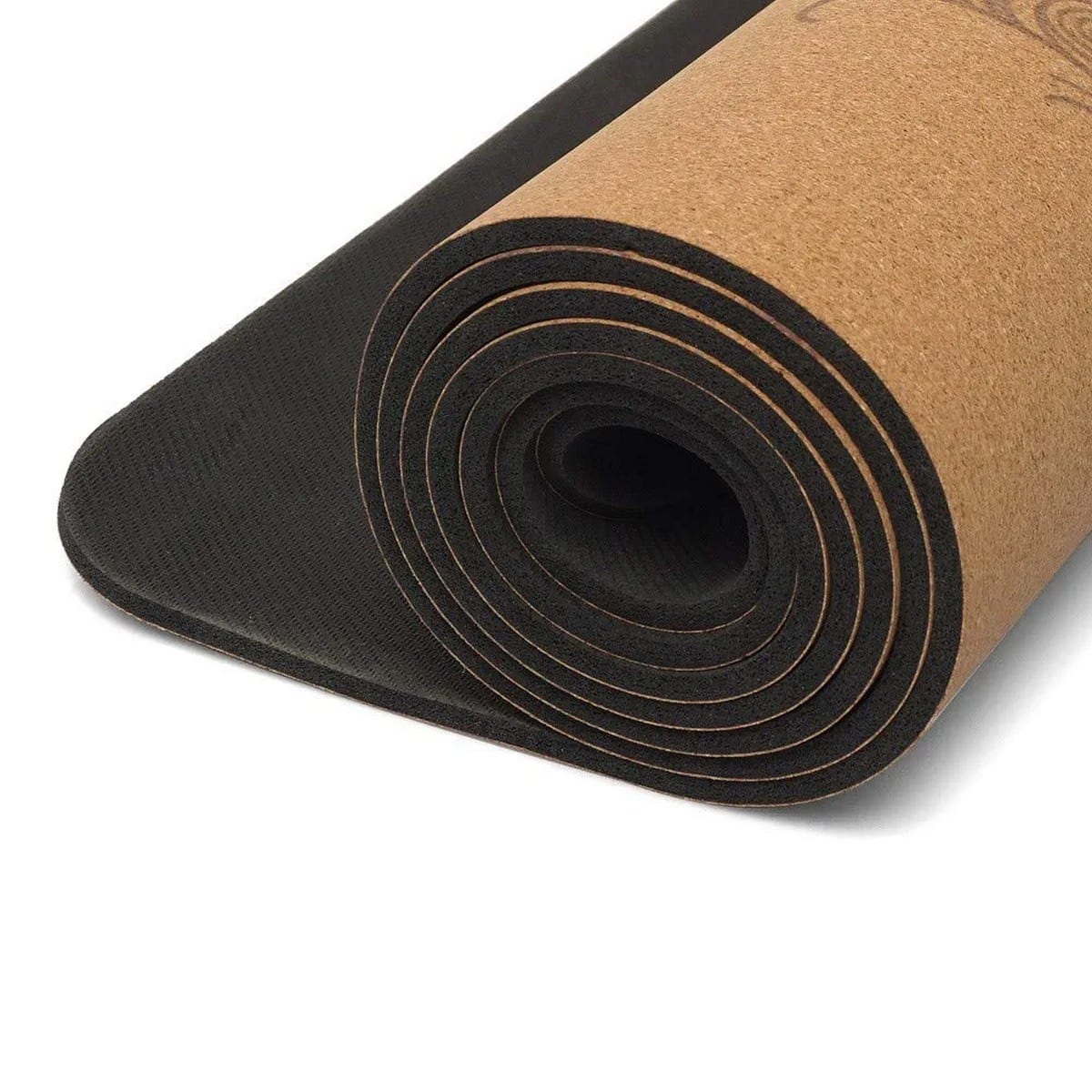 GRAVOLITE Cork Yoga MATS Anti Skid With Bag (5mm)