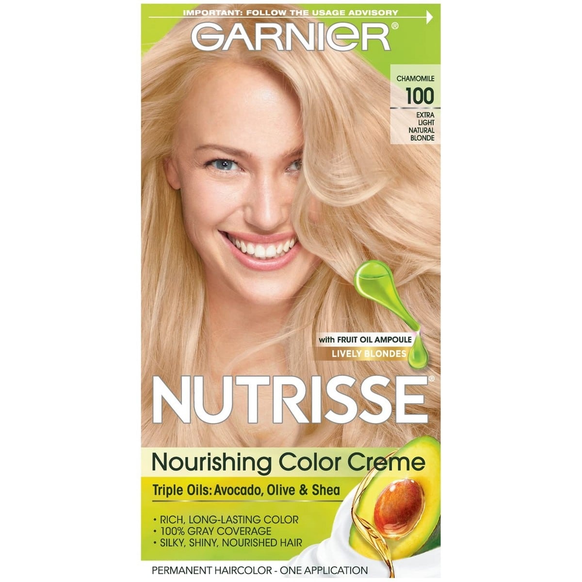 Garnier 100 Extra-Light Natural Blonde Hair Color (201 grams)