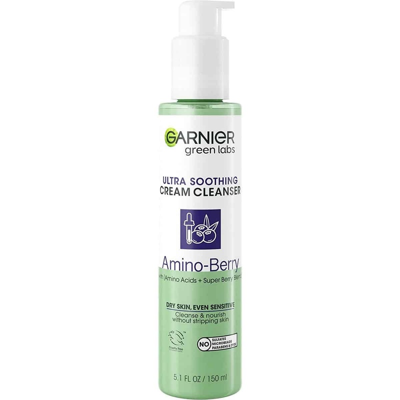 Garnier Green Labs Amino-Berry Soft Facial Cream Cleanser (150 ml)