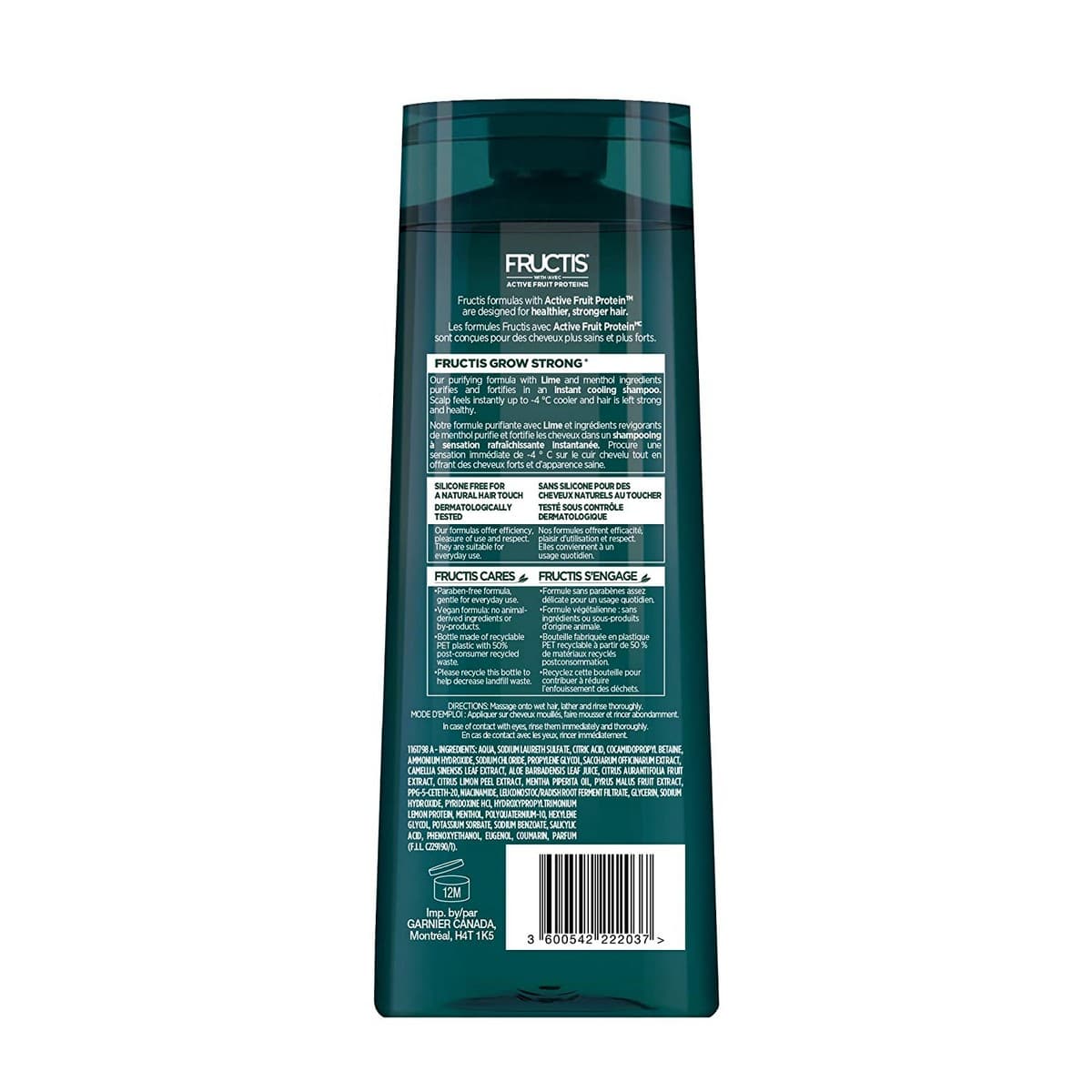 Garnier Grow Strong Cooling Shampoo (250 ml)