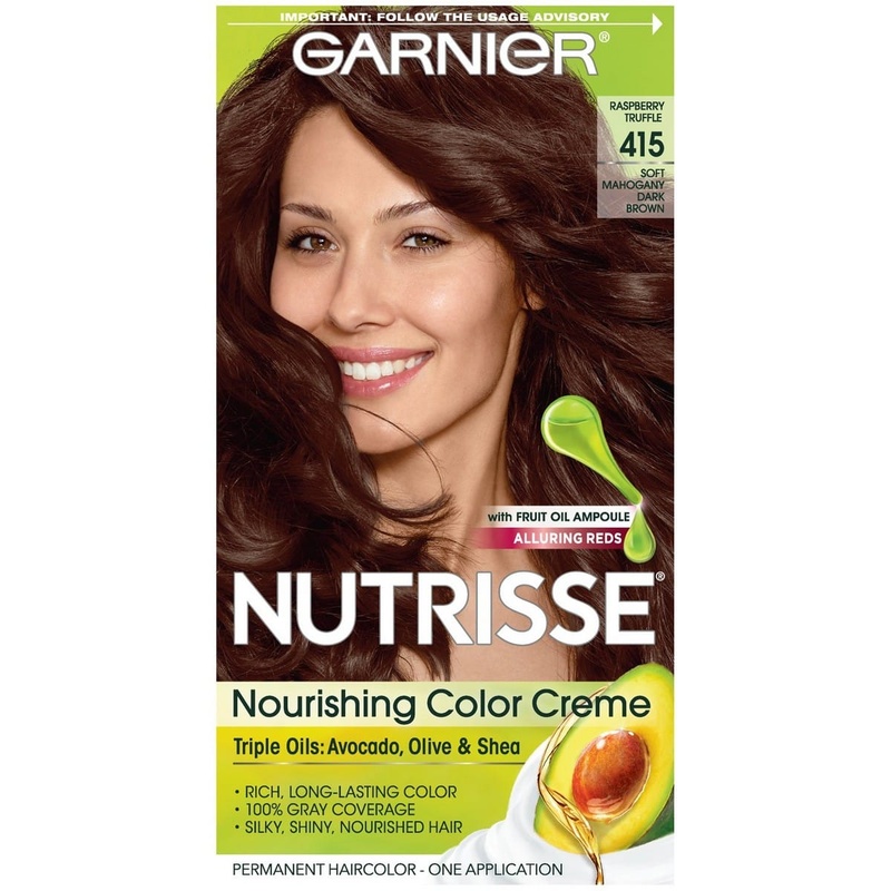 Garnier Hair Color 415 Soft Mahogany Dark Brown (212 grams)