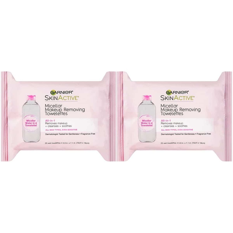Garnier Micellar Makeup Remover Wipes (2 pack)