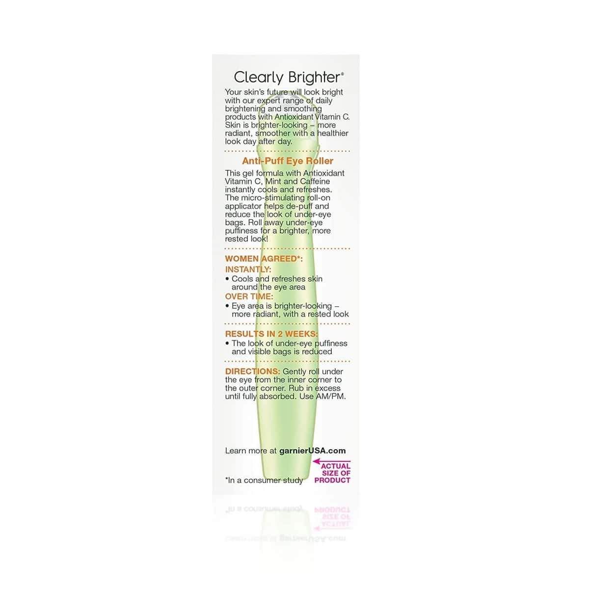Garnier Skin Renew Anti-puff Eye Roller 2 pack (15 ml)