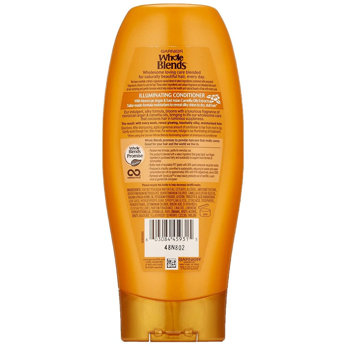 Garnier Whole Blends Illuminating Conditioner (370 ml)