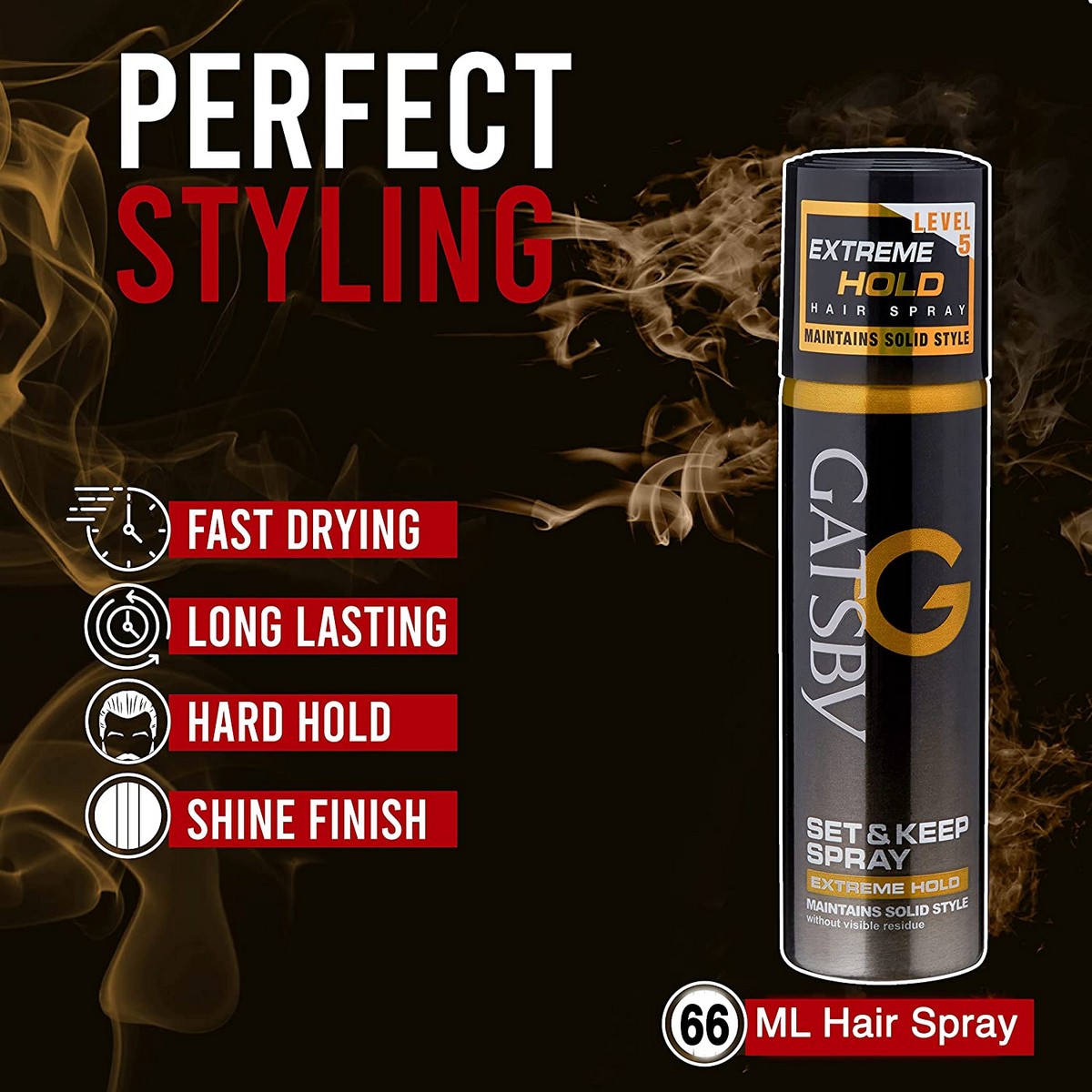 Gatsby Hard & Free Hair Styling Wax & Spray