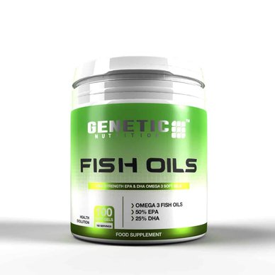 Genetic Nutrition Fish Oil Omega-3 (100 Tabs)