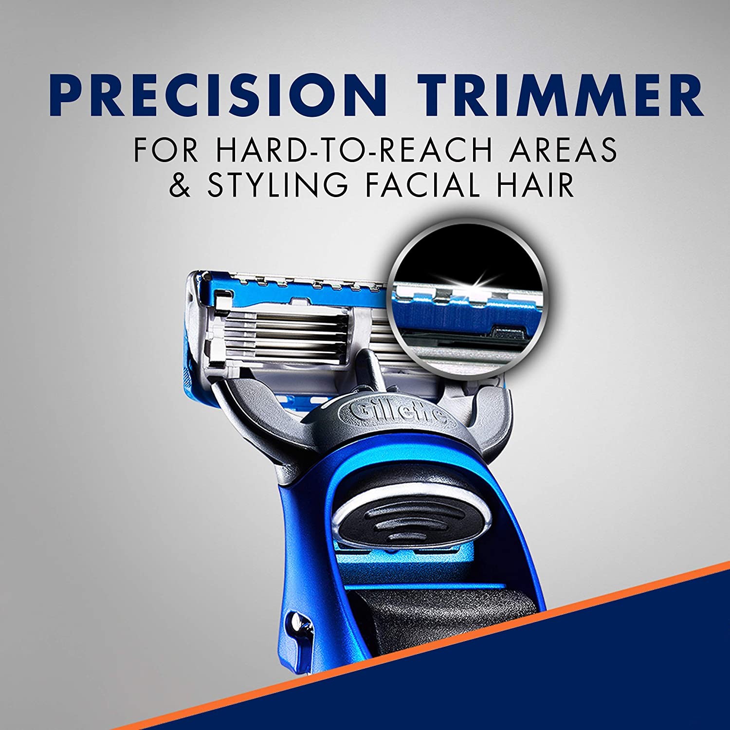 Gillette All Purpose Beard Trimmer and Fusion Razor Edger for Men