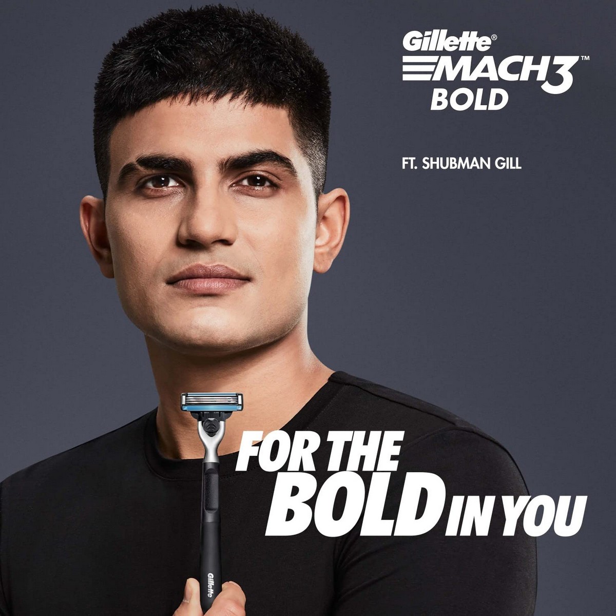 Gillette MACH 3 Bold + Magnetic Razor DockÂ 