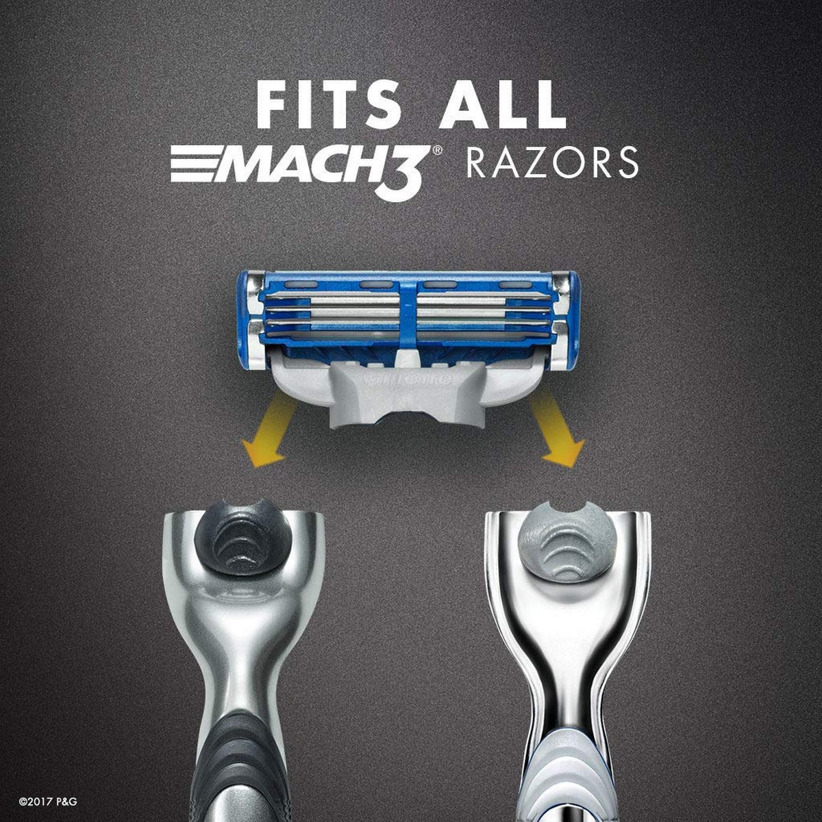 Gillette Mach 3 Turbo Manual Shaving Razor Blades-4s Pack