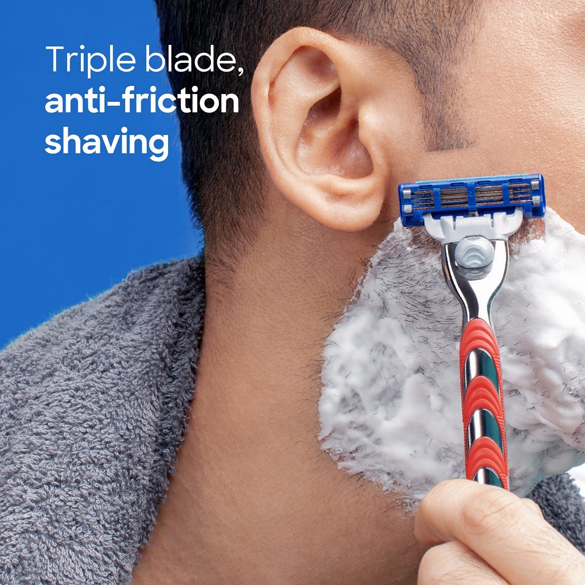 Gillette Mach 3 Turbo Manual Shaving Razor Blades-4s Pack