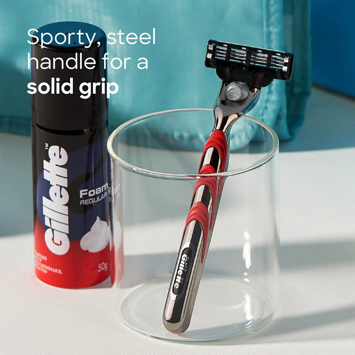 Gillette Mach Turbo 3 Shaving Blades-Pack of 10 (Cartridges)