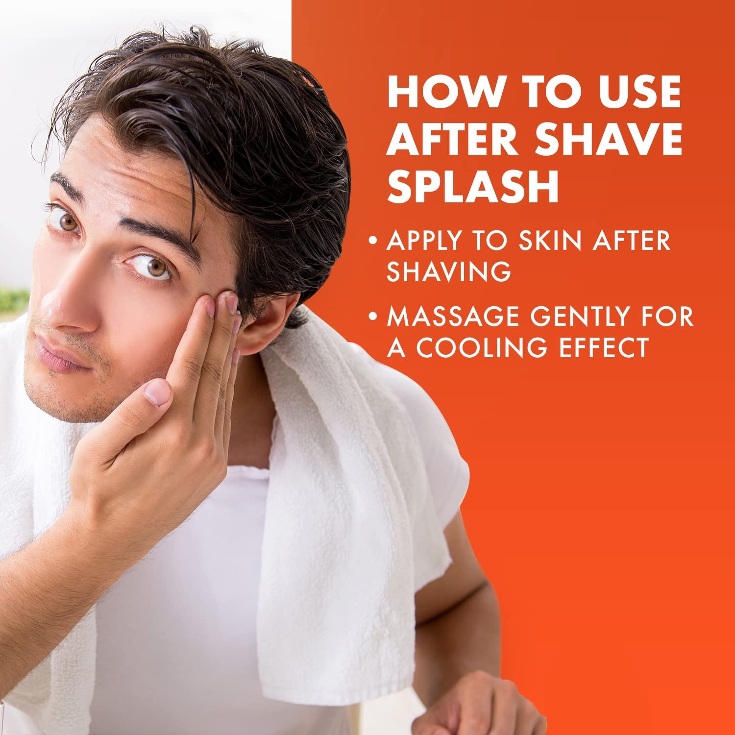 Gillette Pro After Shave Splash Icy Cool (50 ml, White)
