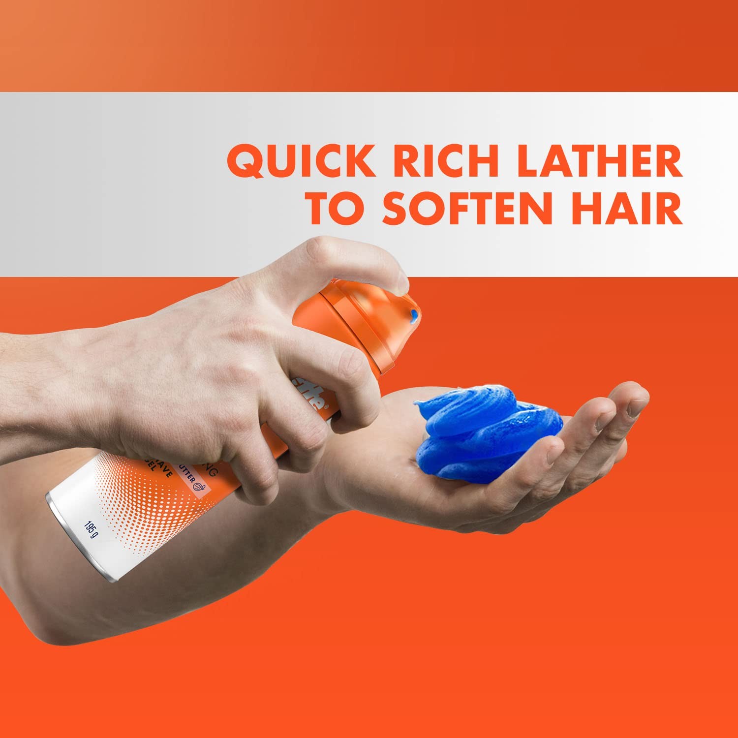 Gillette Pro Shaving Gel Aqua Hydrating With Shea Butter (195 ml)