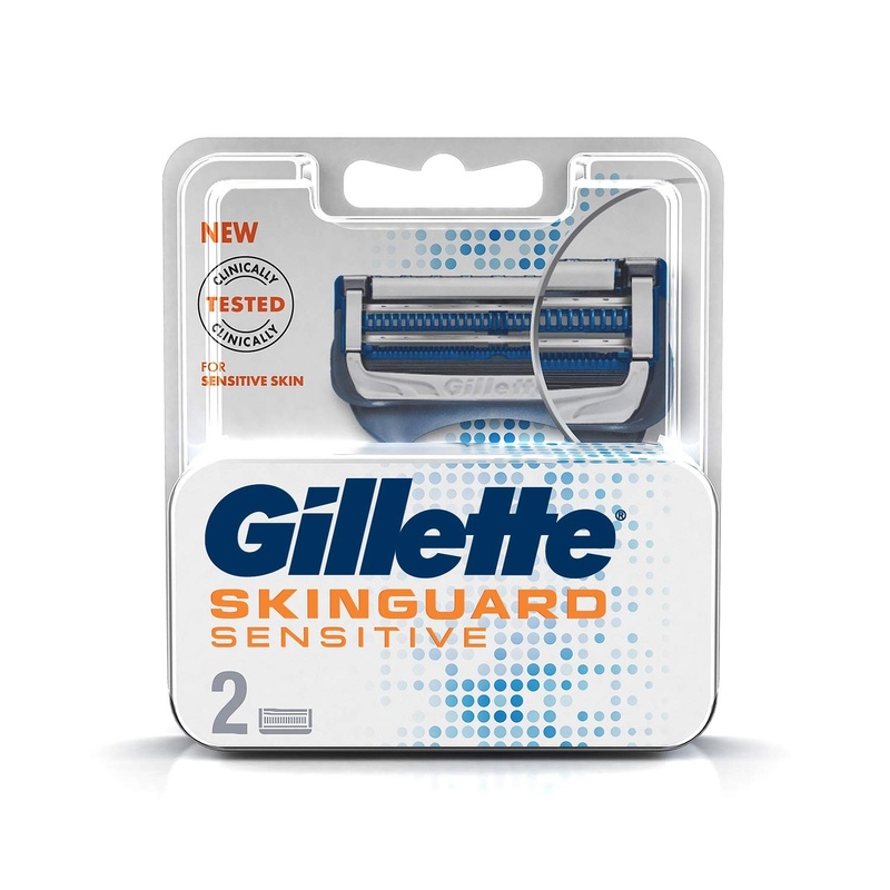 Gillette Skinguard Manual Shaving Razor Blades (2 cartridges)