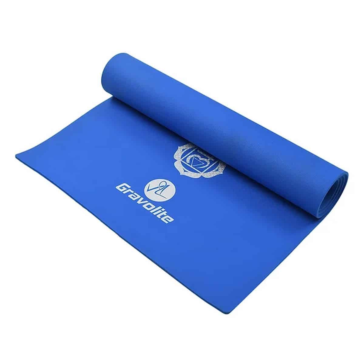 Gravolite Premium Yoga Mat CHAKRA Print 36X72 Inches (8mm)