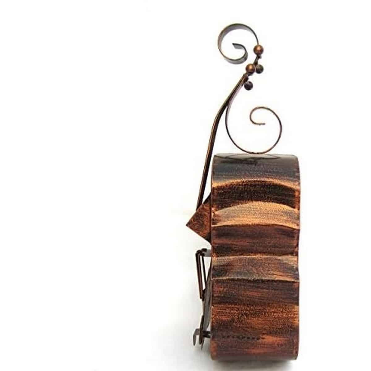 Antique Guitar Shape Wall Letter Box