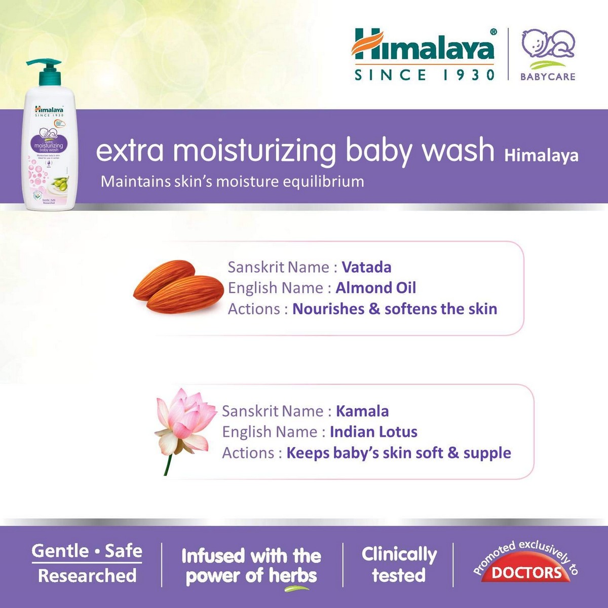 Himalaya Extra Moisturizing Baby Wash (400 ml)