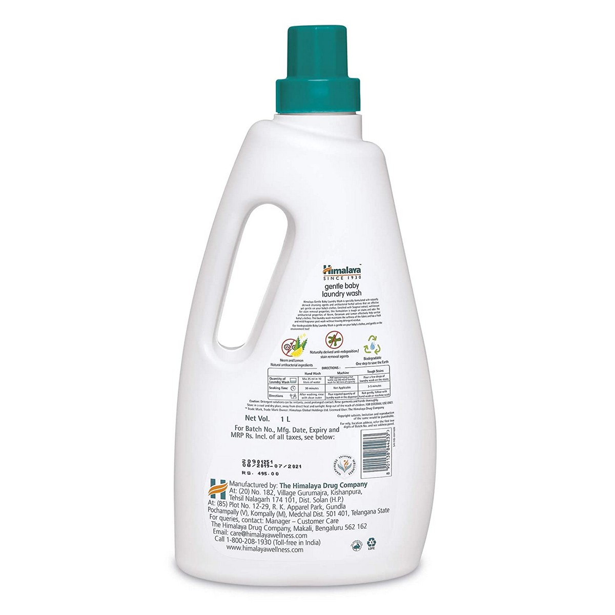 Himalaya Gentle Baby Laundry Liquid Wash (1 Litre)
