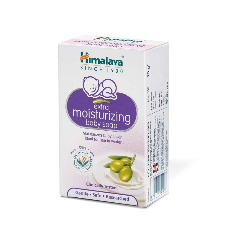 Himalaya Herbals Extra Moisturizing Baby Soap (75 gram)