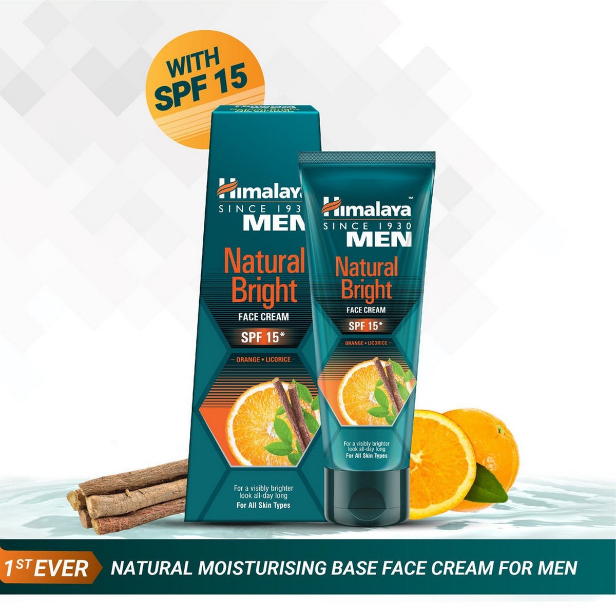 Himalaya Men Natural Bright Face Cream (50 gm)