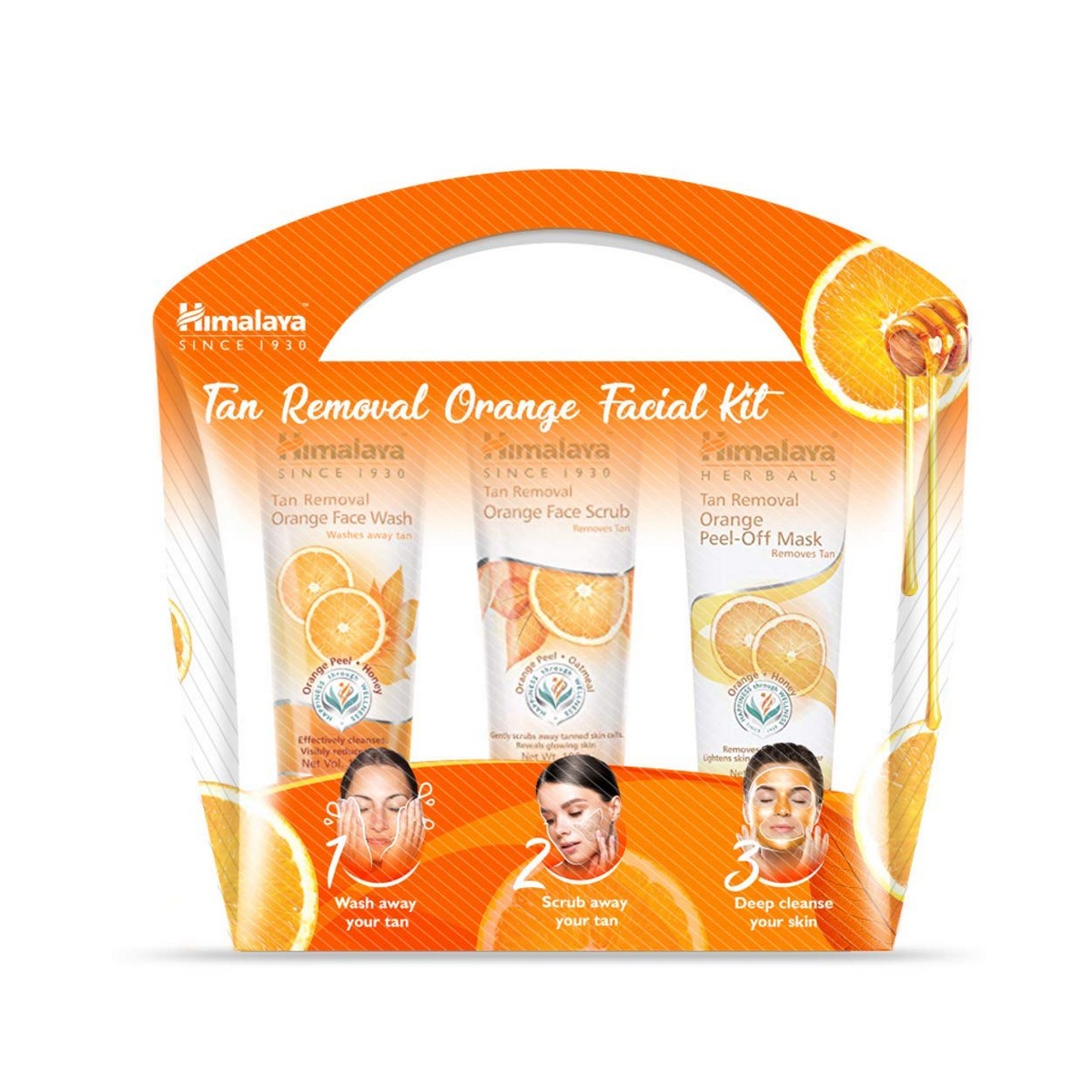 Himalaya Tan Removal Orange Facial Kit (150 ml Pack of 3)
