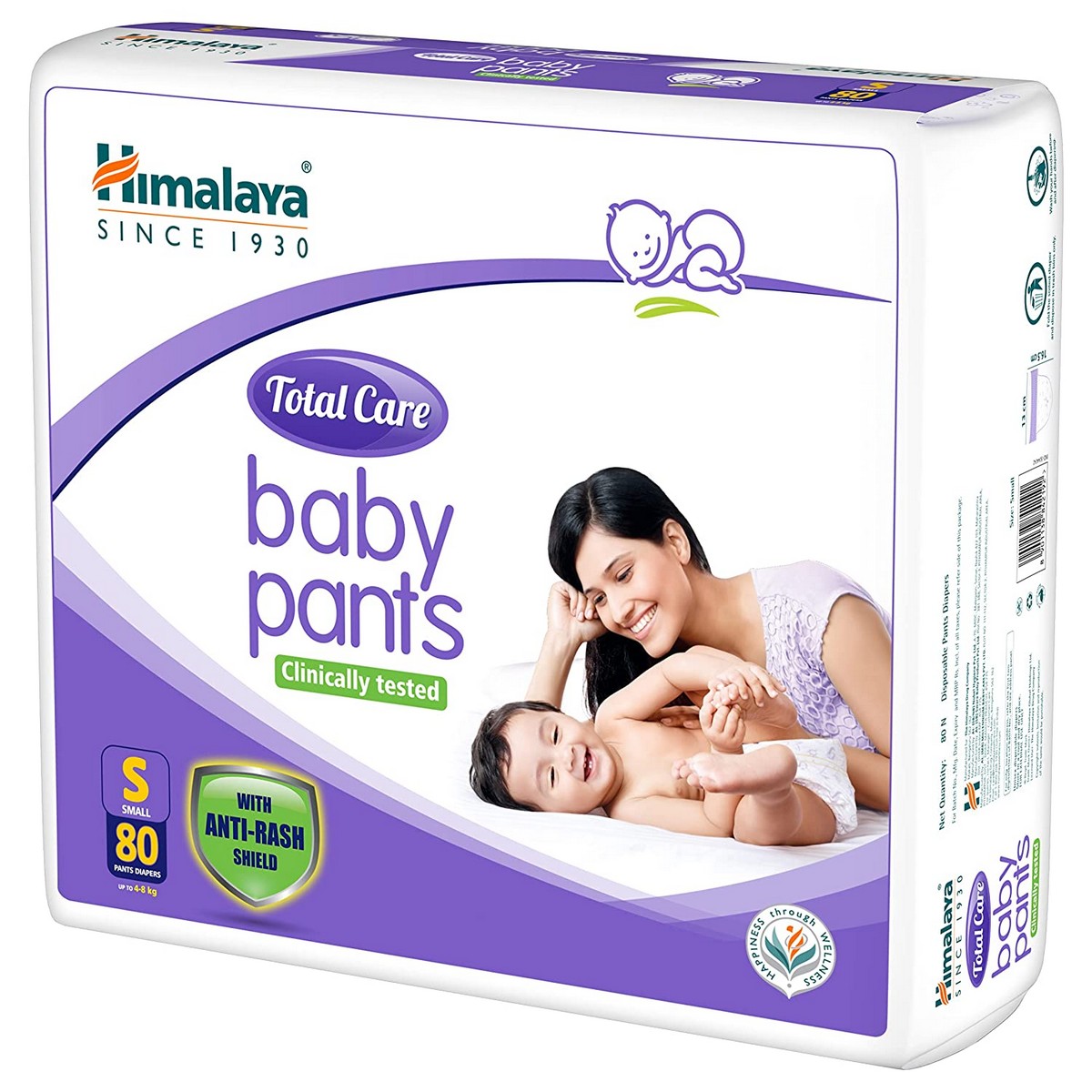 Himalaya Total Care Baby Pants Diapers (80 Count)