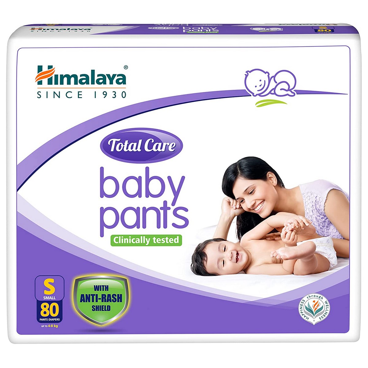 Himalaya Total Care Baby Pants Diapers (80 Count)