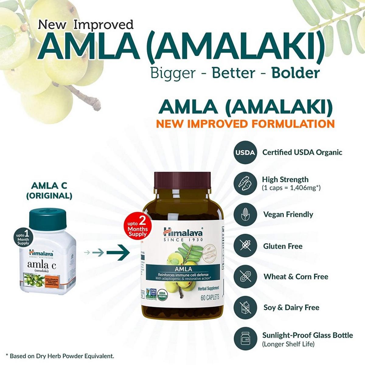 Himalaya Wellness Pure Herbs Amalaki Immunity Wellness (60 Tablets)