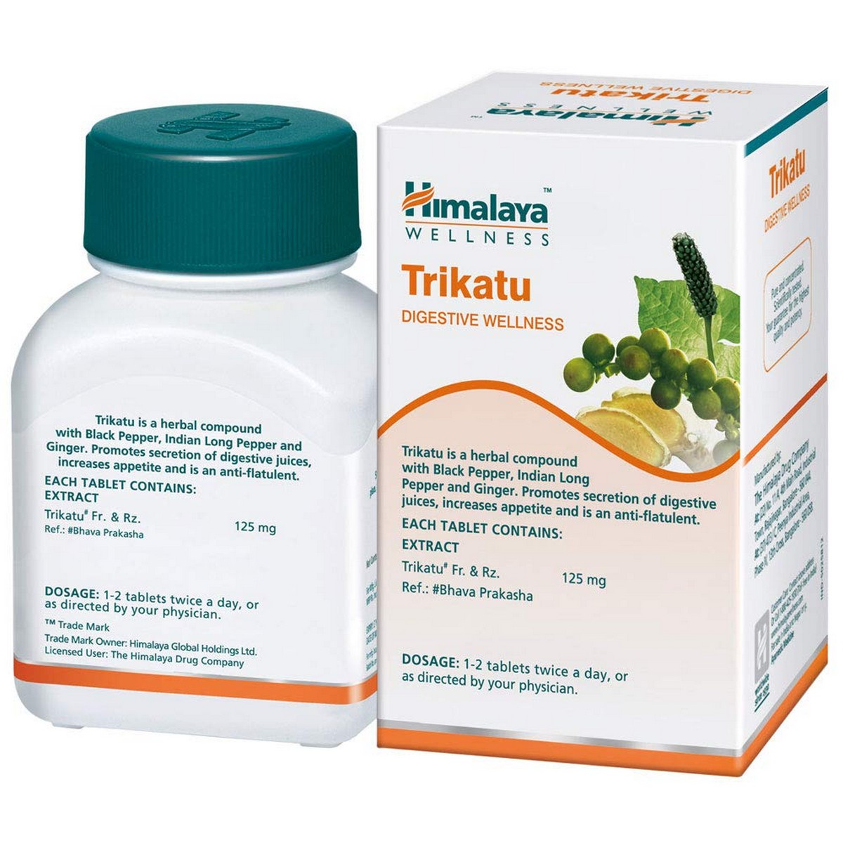 Himalaya Wellness Pure Herbs Trikatu Digestive Wellness (60 Tablet)