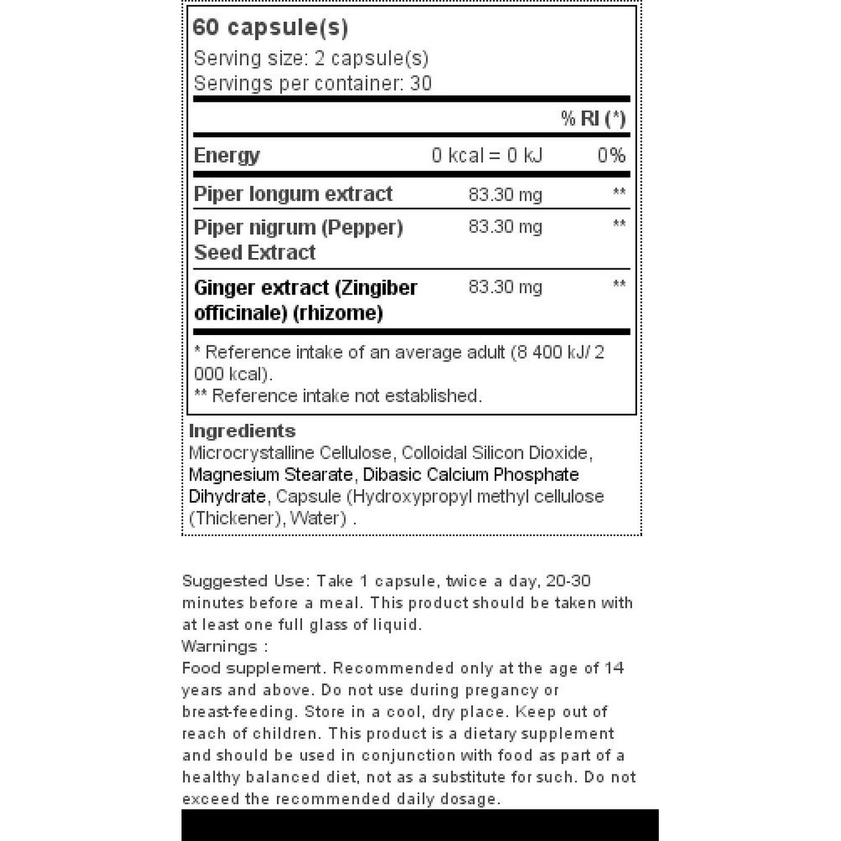 Himalaya Wellness Pure Herbs Trikatu Digestive Wellness (60 Tablet)