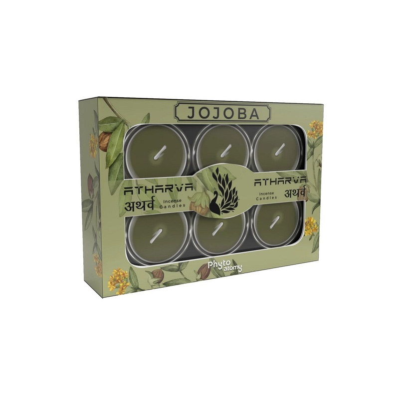 Jojoba Atharva Incense Candles (12 Pcs.)