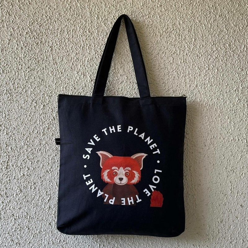 Katha Kathan Canvas Tote - Love the Planet