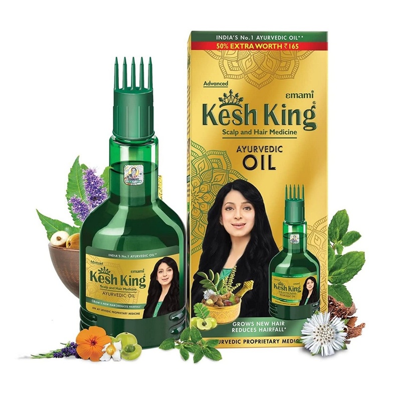 Kesh King Ayurvedic Anti Hairfall Hair Oil (300ml)
