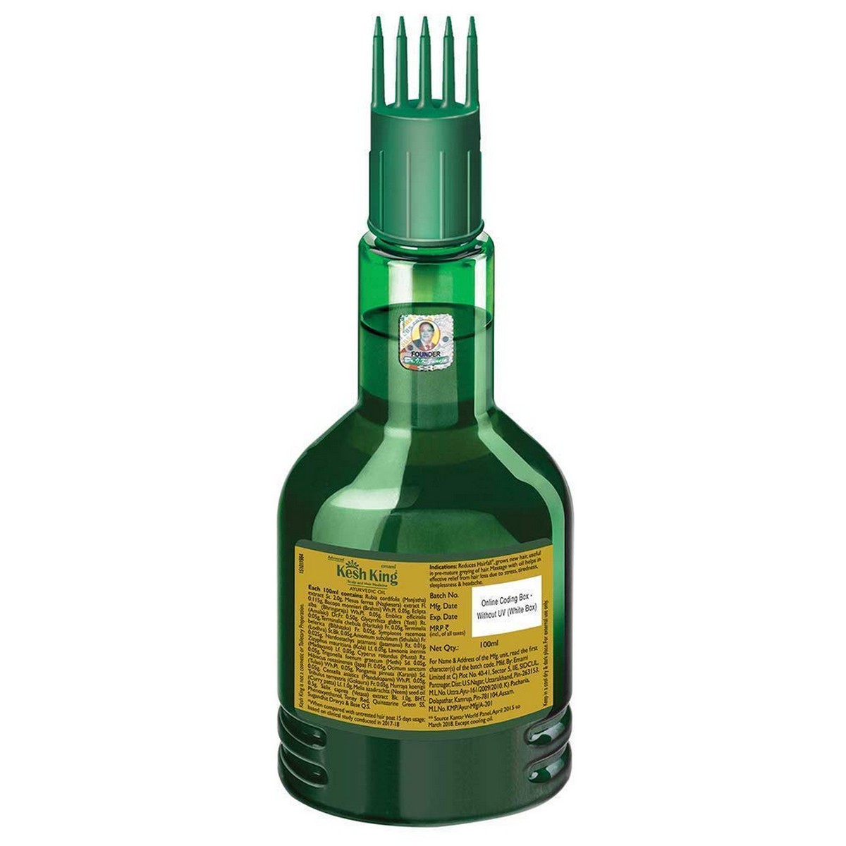Kesh King Ayurvedic Anti Hairfall Hair Oil (300ml)