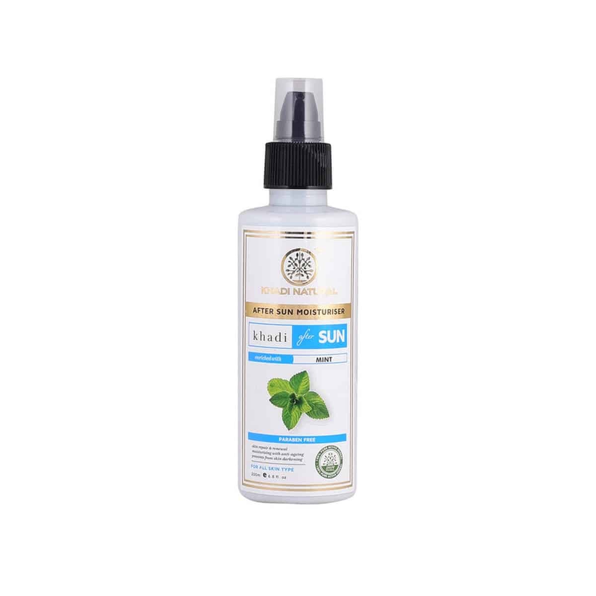 Khadi Natural After Sun Mint Moisturizer (200ml)