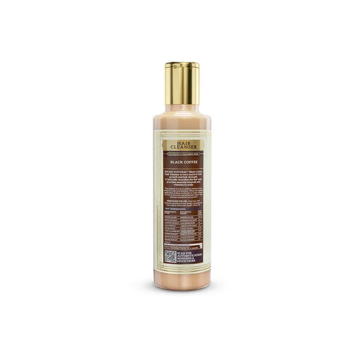 Khadi Natural Black Coffee Hair Cleanser (210 ml)