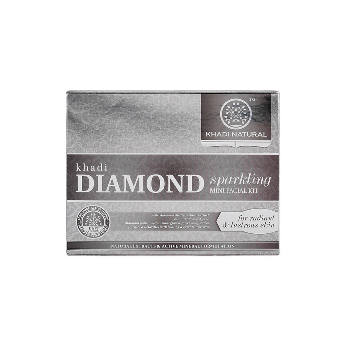 Khadi Natural Diamond Sparkling Mini Facial Kit