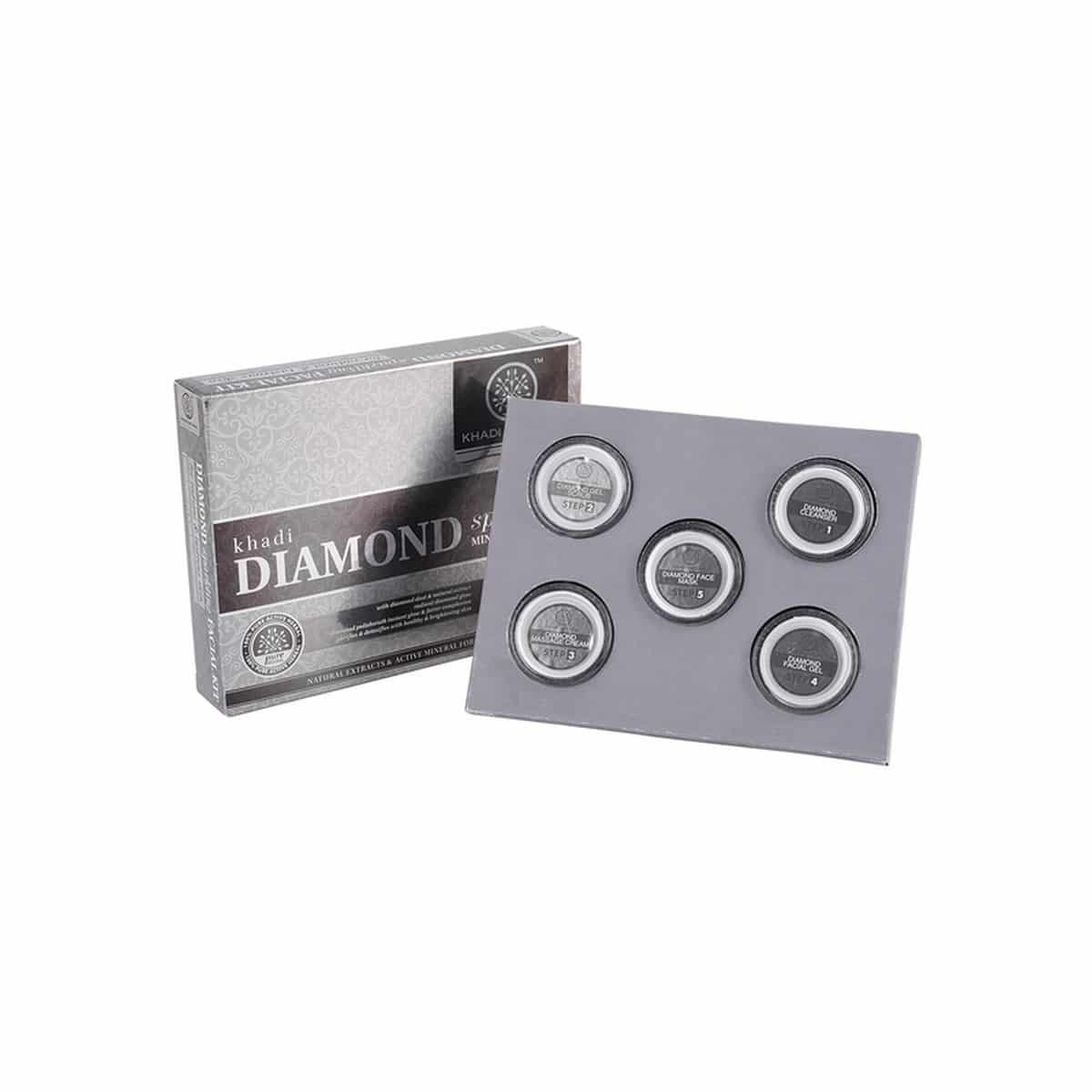 Khadi Natural Diamond Sparkling Mini Facial Kit