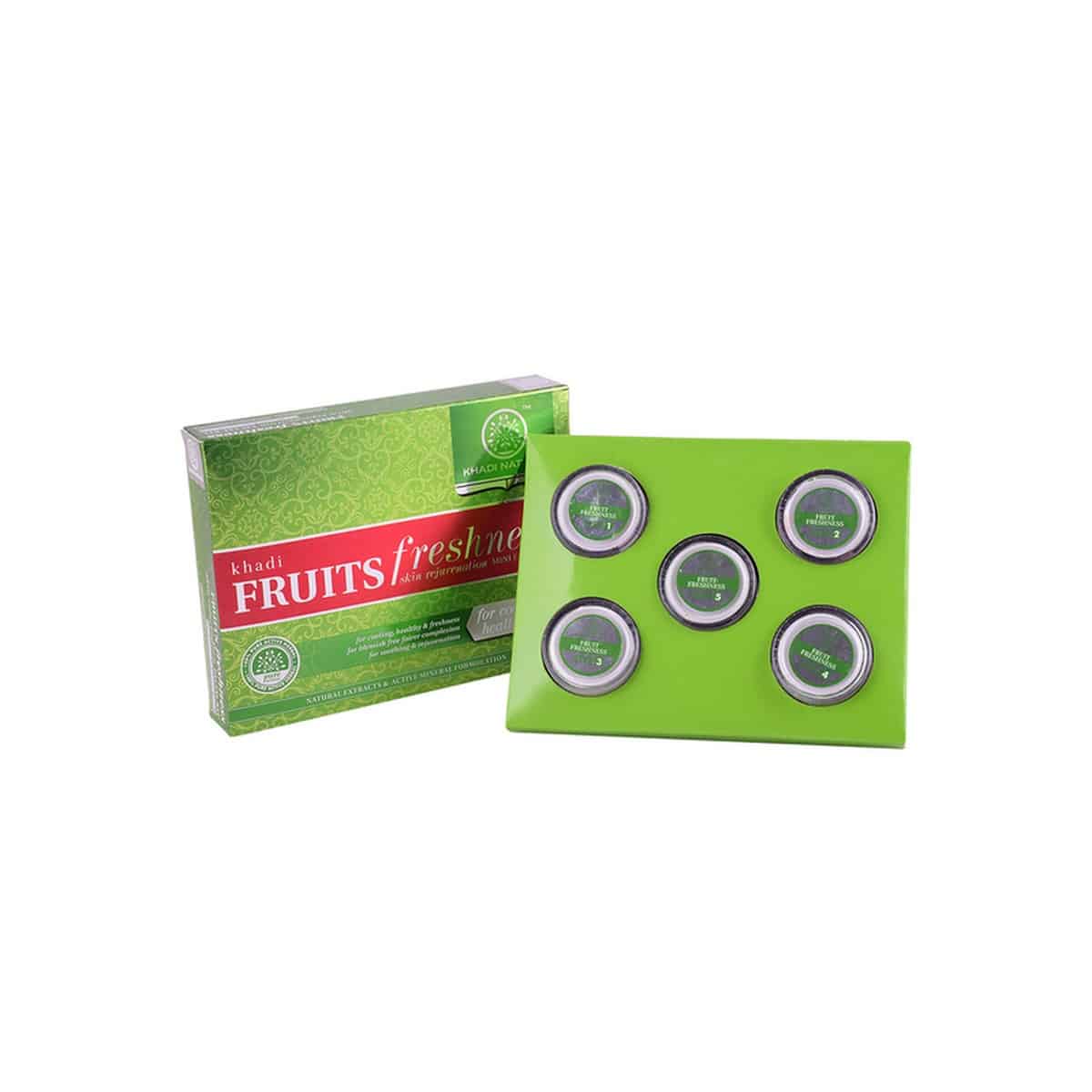 Khadi Natural Fruits Freshness Skin Rejuvenation Mini Facial Kit