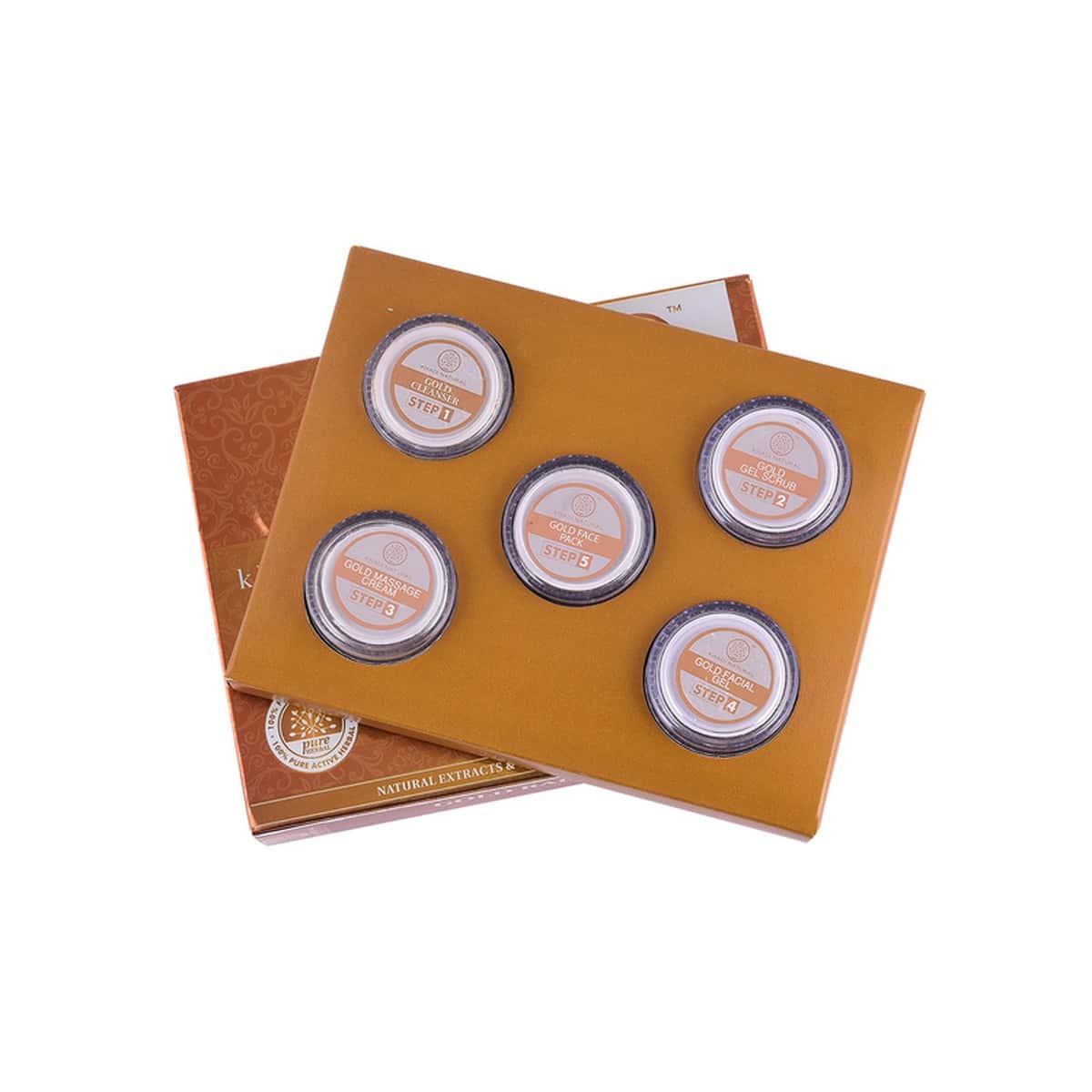 Khadi Natural Gold Radiance Mini Facial Kit